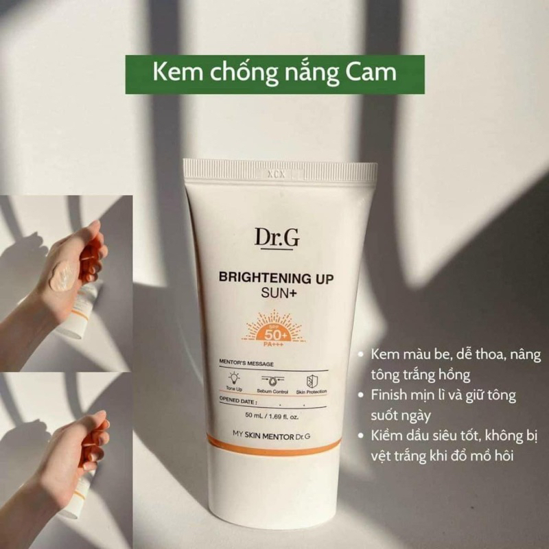 Kem chống nắng Dr.G Green Mild Up Sun Plus 50ml