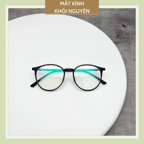 Gọng kính cận dẻo HQ l513 kính gọng tròn chống ánh sáng xanh gọng kính nam nữ kính cận gọng dẻo cứng cáp bền bỉ