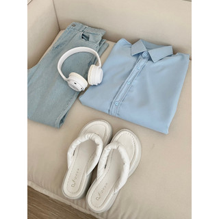 Áo sơ mi Lưu Diệc Phi cộc tay basic nhiều màu