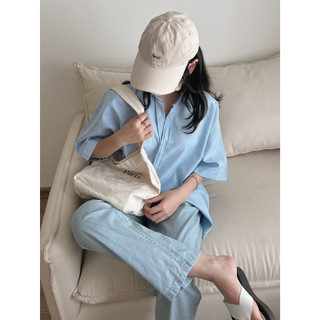 Áo sơ mi Lưu Diệc Phi cộc tay basic nhiều màu