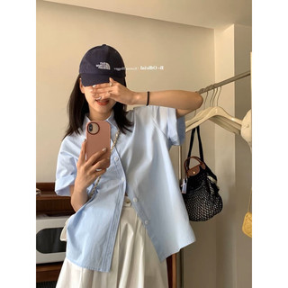 Áo sơ mi Lưu Diệc Phi cộc tay basic nhiều màu