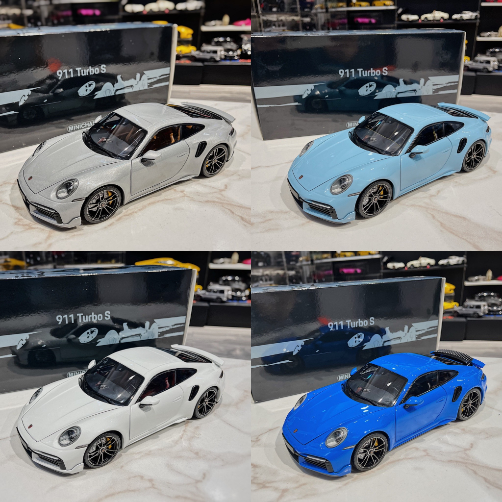 XE MÔ HÌNH PORSCHE 911 TURBO S,TỶ LỆ 1/18 MINICHAMPS