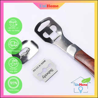 Ndh0240 dụng cụ chà gót chân, mài gót chân, tẩy da chết bằng inox cao cấp