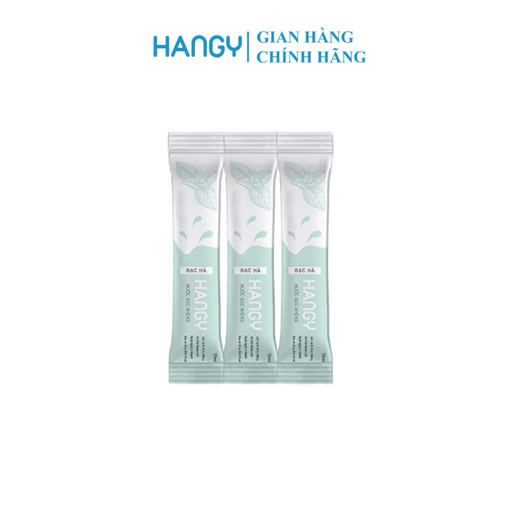 Nước súc miệng HANGY dạng gói 10ml giúp thơm miệng, dùng 1 lần tiện lợi và có thể mang ra ngoài | BigBuy360 - bigbuy360.vn