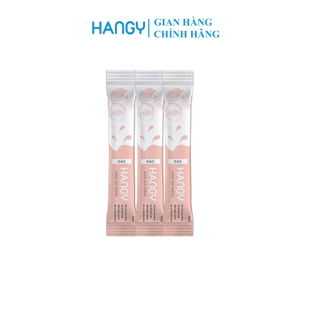 Nước súc miệng HANGY dạng gói 10ml giúp thơm miệng, dùng 1 lần tiện lợi và có thể mang ra ngoài | BigBuy360 - bigbuy360.vn