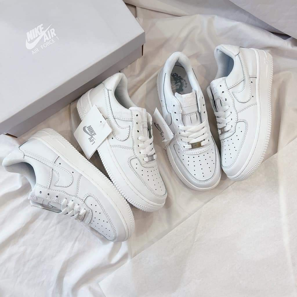 Giày Thể Thao Nam Nữ - Giày Nike Air Force 1 AF1 Trắng Cổ Thấp Thời Trang Full Box Bill | BigBuy360 - bigbuy360.vn