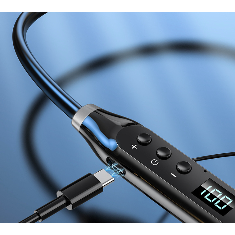 Tai nghe Bluetooth 580 không dây Chip Mới 5.3 Thẻ cắm gắn trên cổ Thời lượng pin siêu dài Micrô cắm trong tai Tai nghe