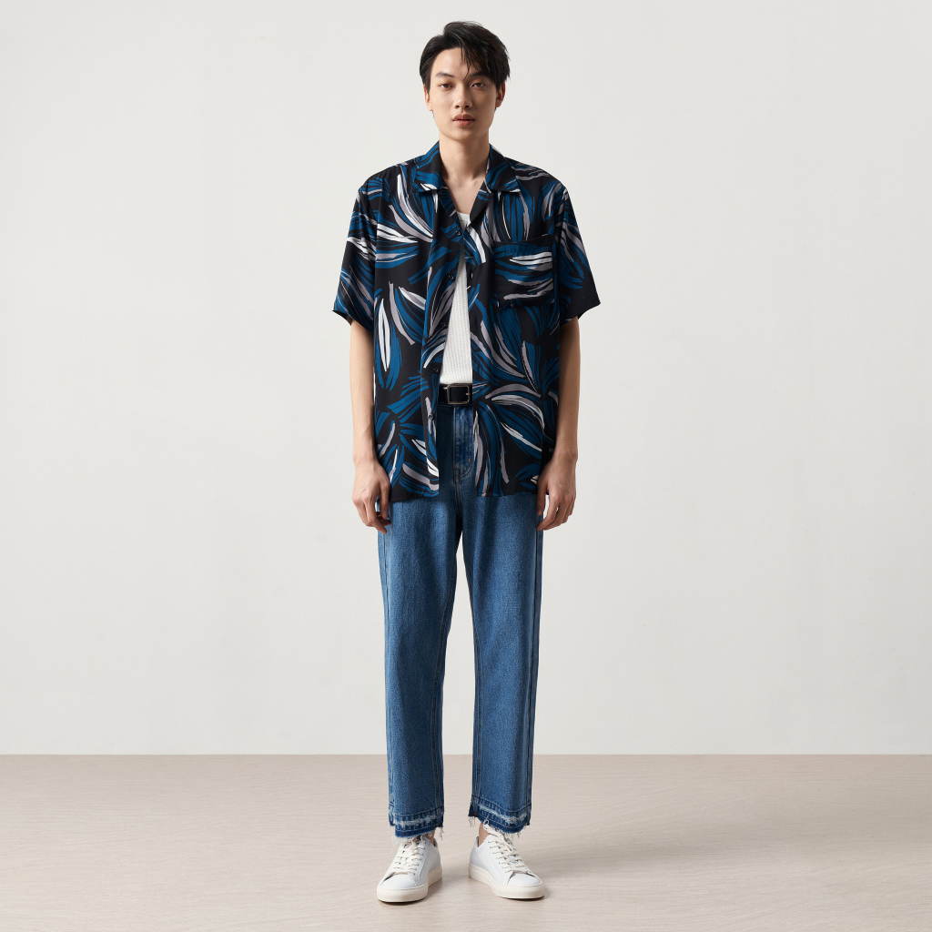 Áo Cuban Nam UNICUS Palm