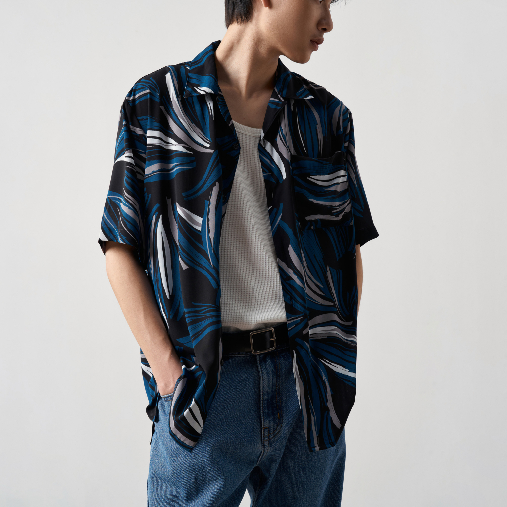 Áo Cuban Nam UNICUS Palm