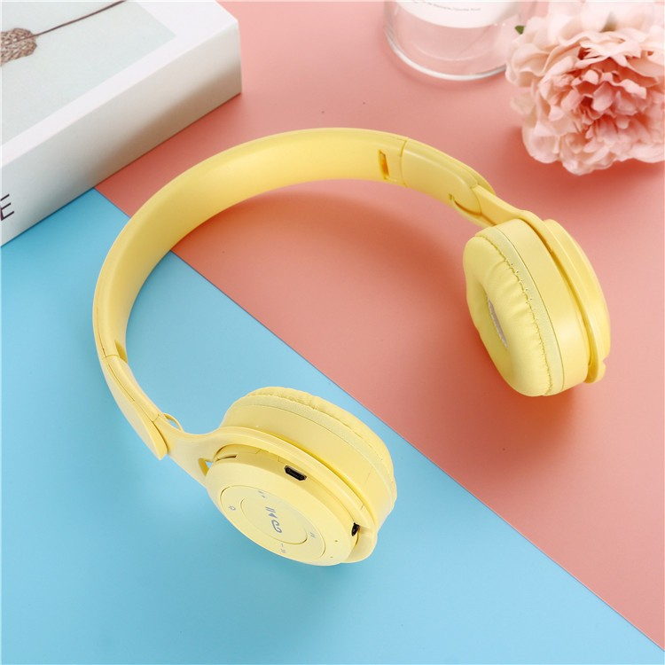 Tai nghe chụp tai Y08 có micro chống ồn Headphone không dây màu sắc thời trang,tai nghe bluetooth 5.0 âm thanh chuẩn tốt