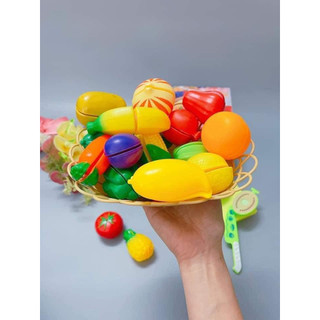 Bộ đồ chơi cắt ghép hoa quả dành cho bé yêu