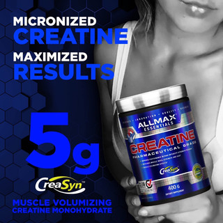[KEYGYM] AllMAX Nutrition - Creatine Monohydrate (400g) Made in Canada  - KEYGYM