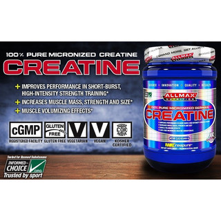 [KEYGYM] AllMAX Nutrition - Creatine Monohydrate (400g) Made in Canada  - KEYGYM