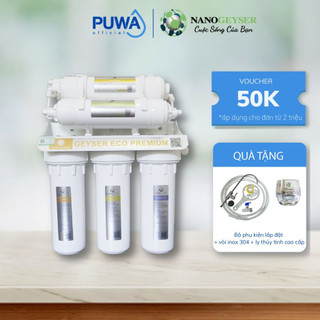 Máy lọc nước Nano Geyser Eco PREMIUM 7 cấp, thiết kế nhỏ gọn, tinh tế.