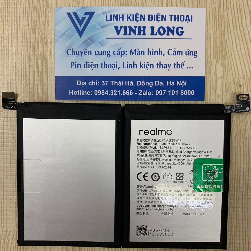 Pin Oppo BLP857 / Realme GT NEO / Realme Q3 Pro