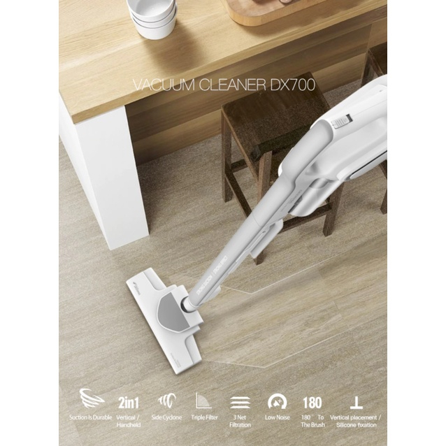 Máy hút bụi cầm tay mini deerma thông minh DX115C và DX700