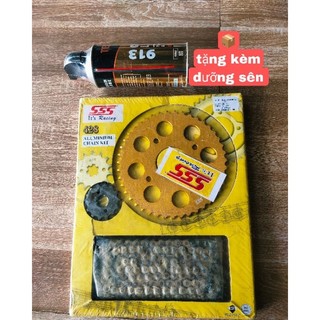 bộ sên đĩa SSS các dòng xe 📦tặng kèm dưỡng sên 913