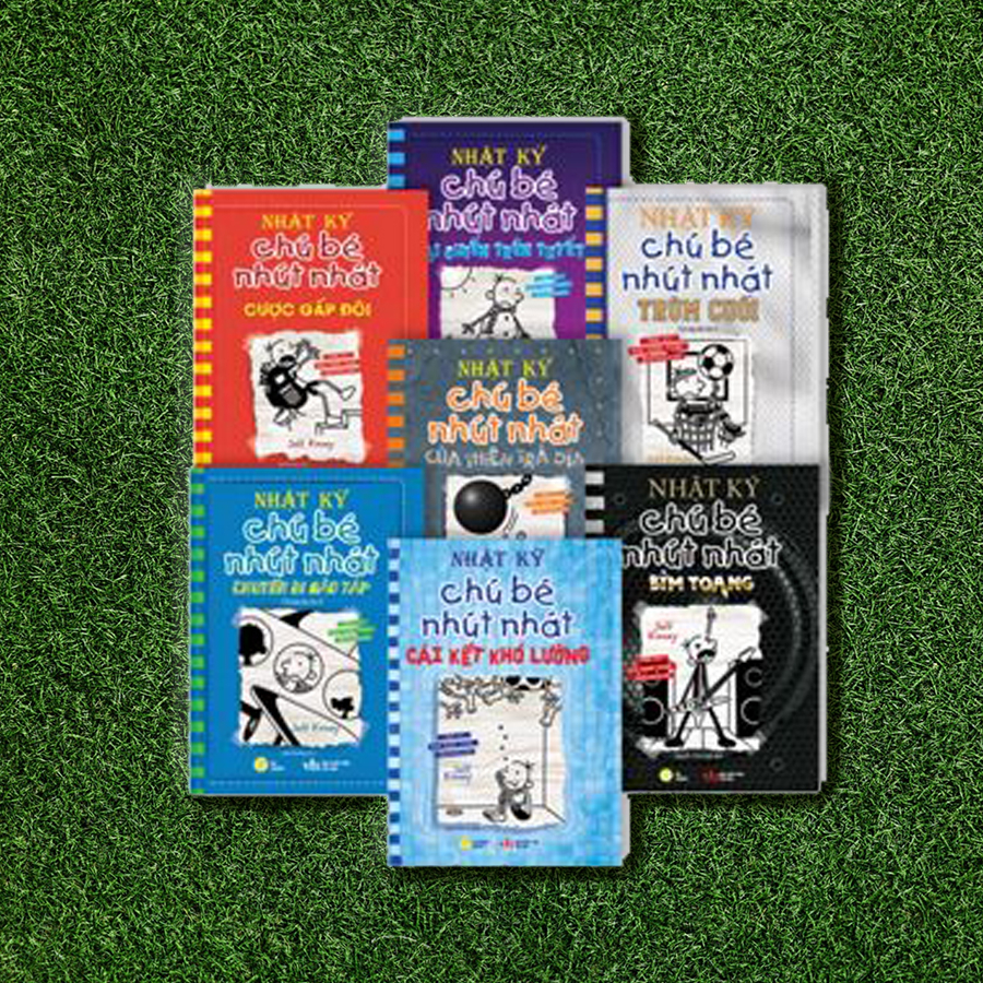 Sách - Nhật Ký Chú Bé Nhút Nhát bộ 7 tập 11-17 (diary of a wimpy kid) - Phiên bản tiếng Việt