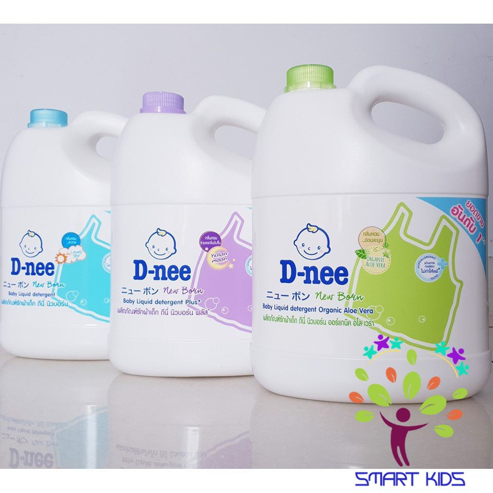 (TRỢ GIÁ) Nước giặt quần áo em bé Dnee 3000ml-Nước Giặt Xả Cho Trẻ Em an toàn, Chính hãng Công ty Đại Thịnh