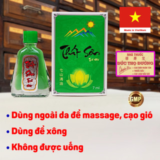 Tinh Dầu Thất Sơn Xanh - Chai 7ml - Tinh dầu thảo dược vùng Thất Sơn