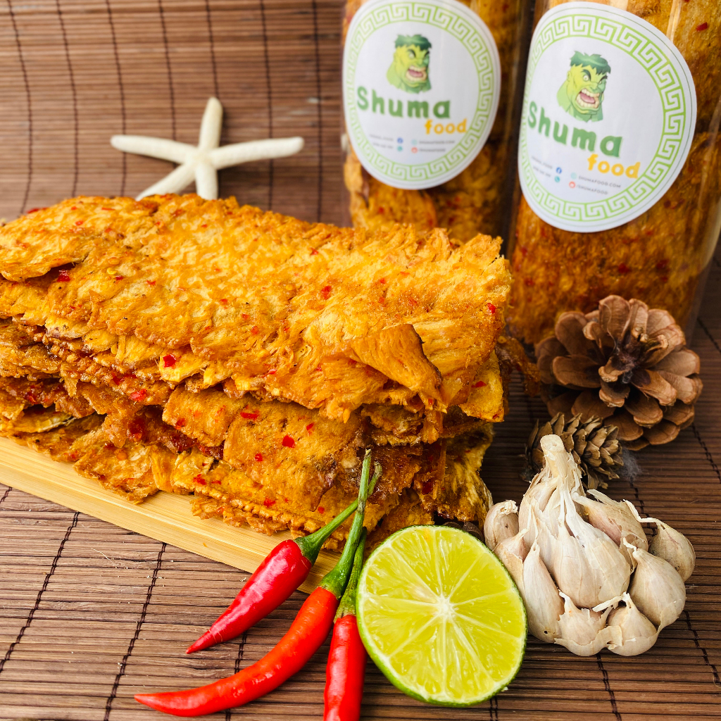 Mực cán tẩm gia vị nha trang SHUMAFOOD dày cơm dai ngon ngọt hậu