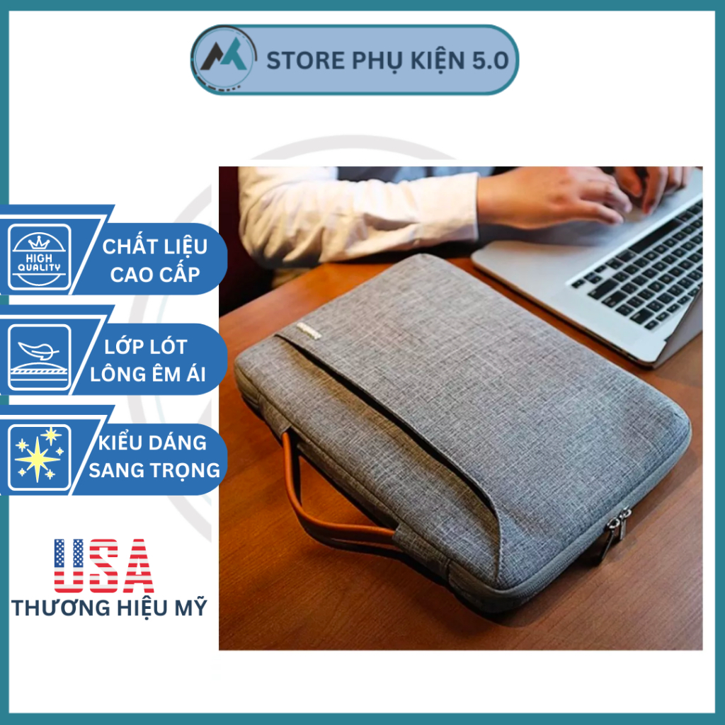 Túi chống sốc TOMTOC a22 laptop macbook bảo vệ thiết bị công nghệ bán chạy top1 amazon chính hãng giá tốt nhất BH 1 năm