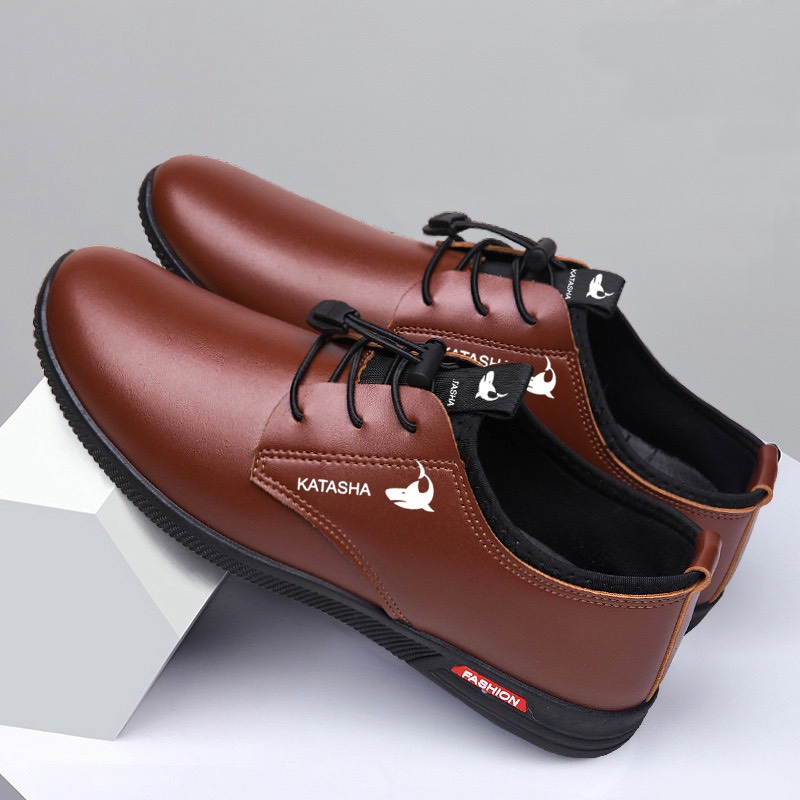 Giày oxfords phối dây, chất da mềm, đế chống trơn trượt thời trang D11 | BigBuy360 - bigbuy360.vn