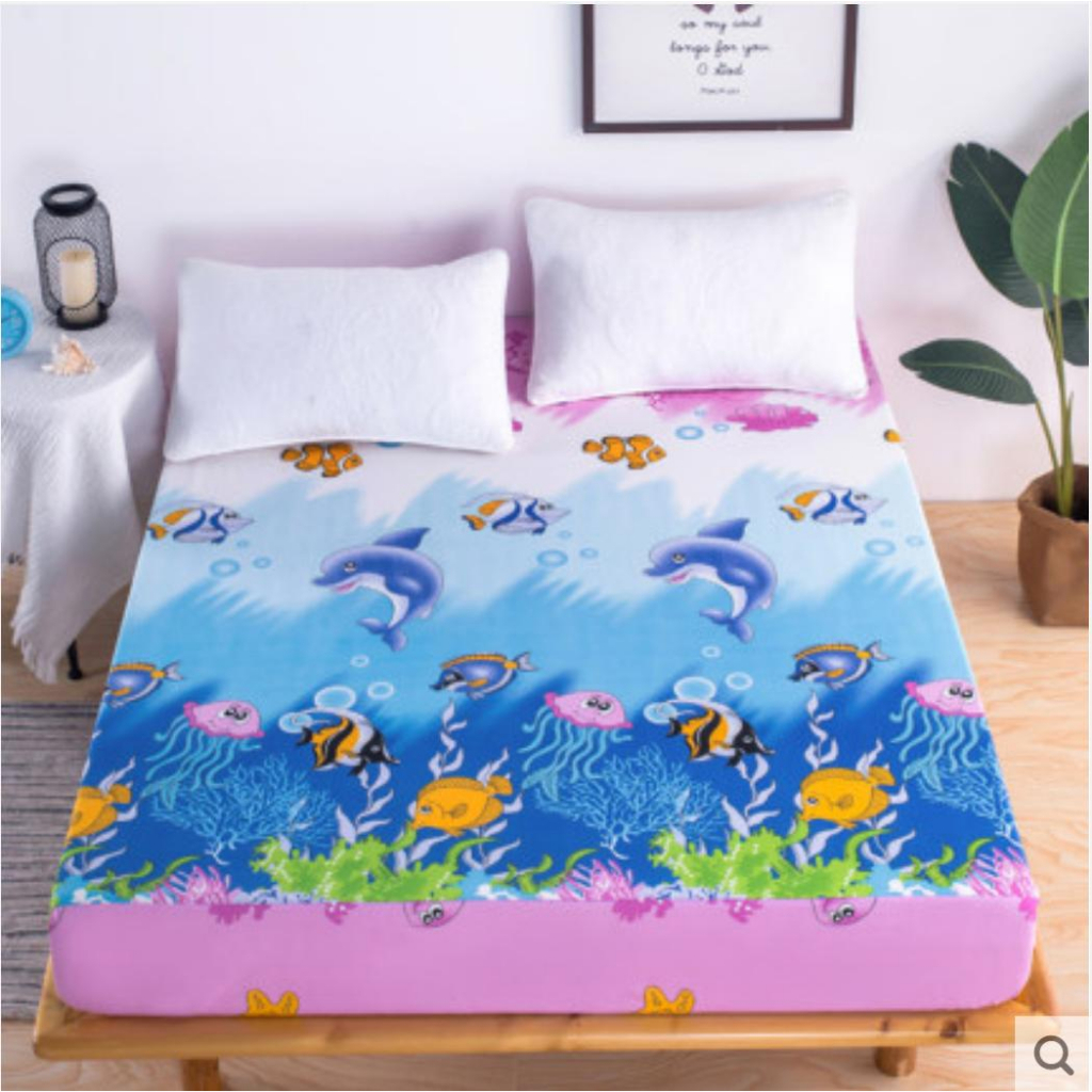 Ga chống thấm cotton King bedding không nóng, không bí, thoáng mát dùng trực tiếp( nhiều mẫu)