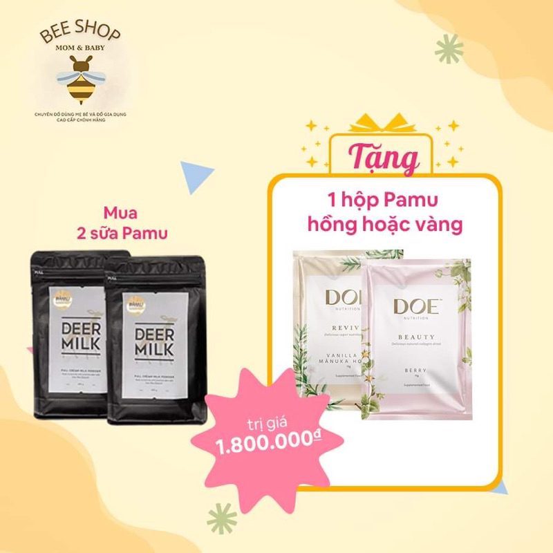 (Chính hãng) Sữa hươu đỏ Pamu tinh chất 100%