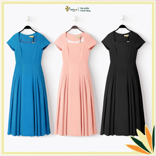 Đầm Katosa Cúp Ngực Xếp Ly, Thiết Kế Đẹp Mắt Kết Hợp Với Đường Xếp Đẹp Thanh Lịch Duyên Dáng Cá Tính