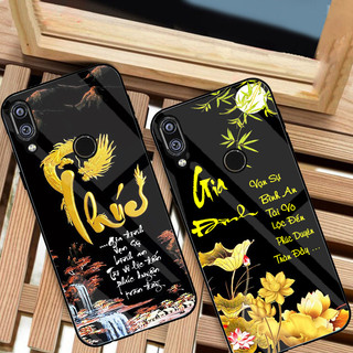 Ốp lưng xiaomi redmi note 7 , note 7 pro, redmi 7 mặt kính cao cấp, sáng đẹp, chữ thư pháp