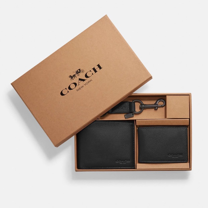❌Dư xịn❌ Ví Coach nam xuất xịn-full box