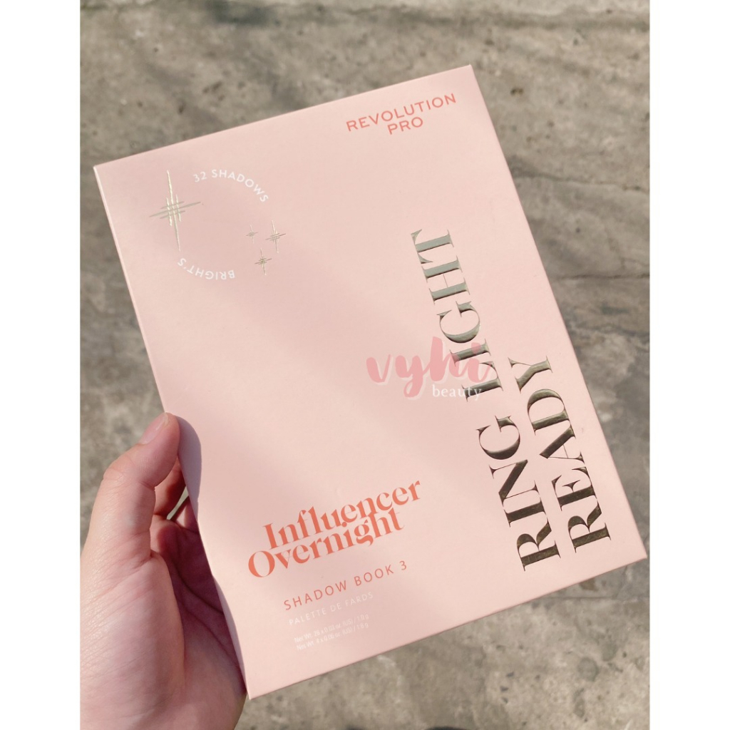Bảng mắt Revolution Influencer Overnight Shadow Book 3 32 ô