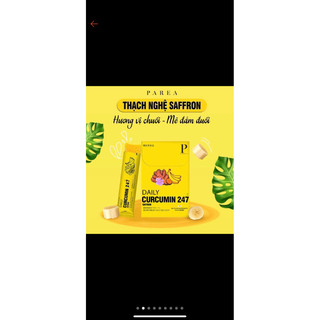 Thạch Nghệ Saffron Vị 🍌 247 (hộp 7 gói)