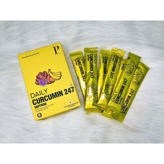 Thạch Nghệ Saffron Vị 🍌 247 (hộp 7 gói)
