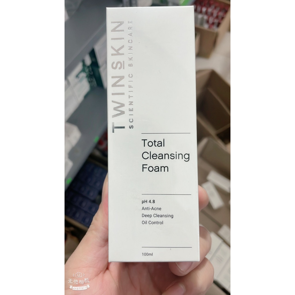 Sữa Rửa Mặt Tạo Bọt Kiểm Soát Dầu - Total Cleansing Foam Twins Skin 100ml