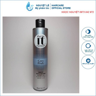 Dầu gội Alfaparf That’s it dành cho tóc bạc và nhuộm sáng Grey Pride 250ml chính hãng