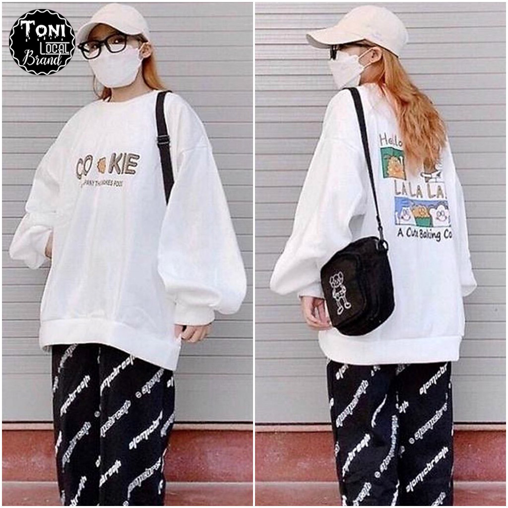 Áo Sweater Nỉ Ngoại COOKIE - Áo Khoác Nỉ nam nữ Unisex