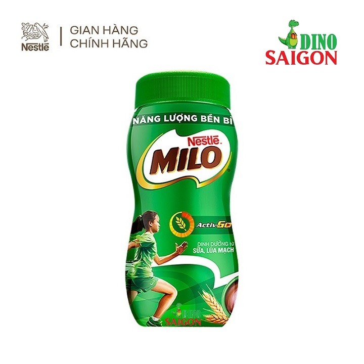 Thức uống lúa mạch Nestlé Milo nguyên chất (Hũ nhựa 400g, Bịch 15 gói)