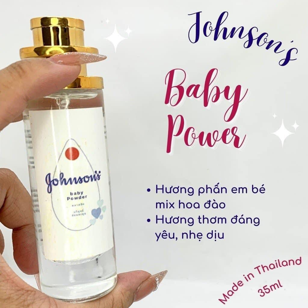 Nước hoa johnson baby mùi phấn em bé