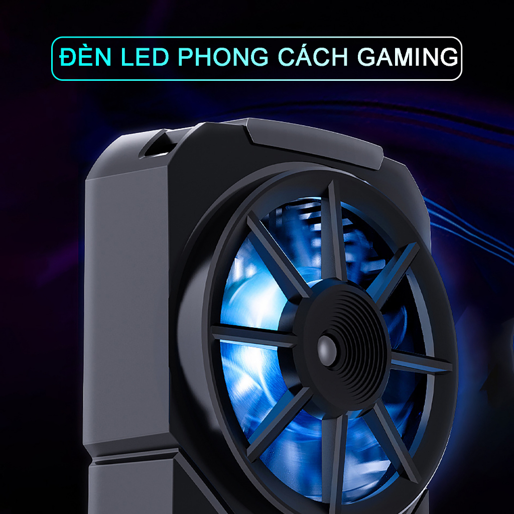Quạt tản nhiệt điện thoại sò lạnh MEMO DLA2 gaming giúp làm mát nhanh tăng fps chơi game MOBA FPS liên quân PUBG FF COD