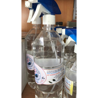 Cồn xịt khuẩn, chai 1000ml, 500ml, 100ml có vòi xịt, 70 độ và 90 độ