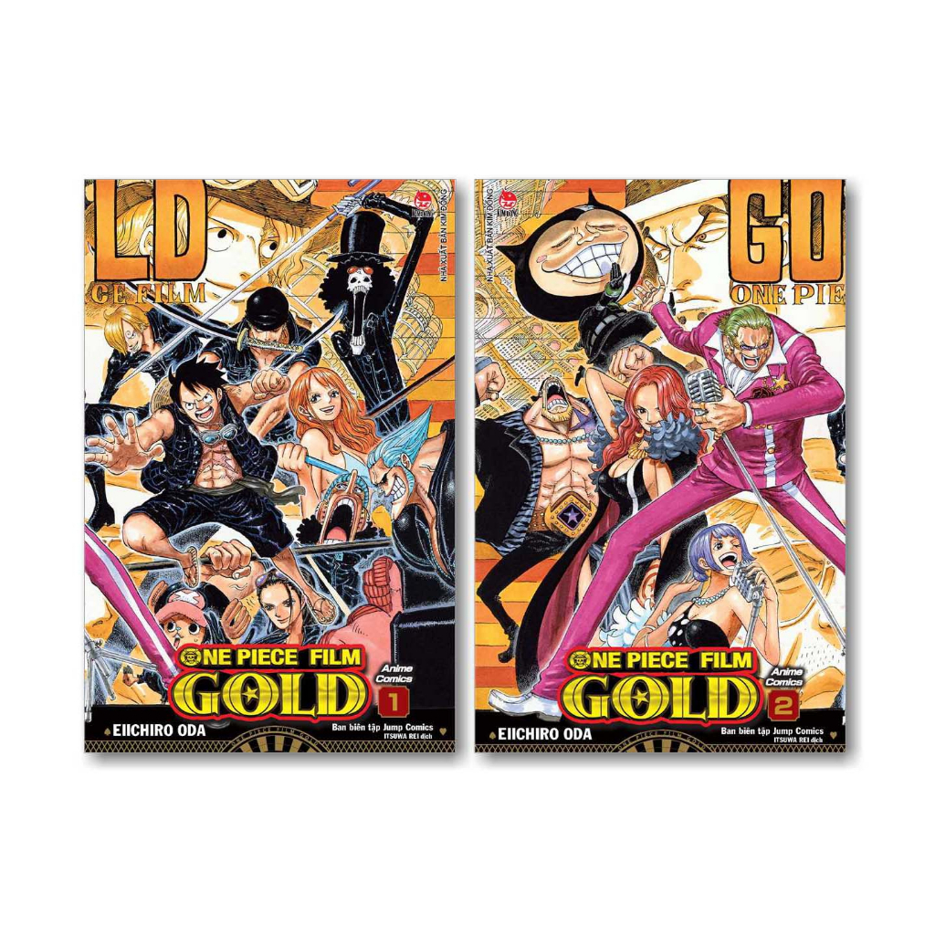 Truyện tranh Combo Anime Comics: One Piece Film Gold (2 Cuốn)