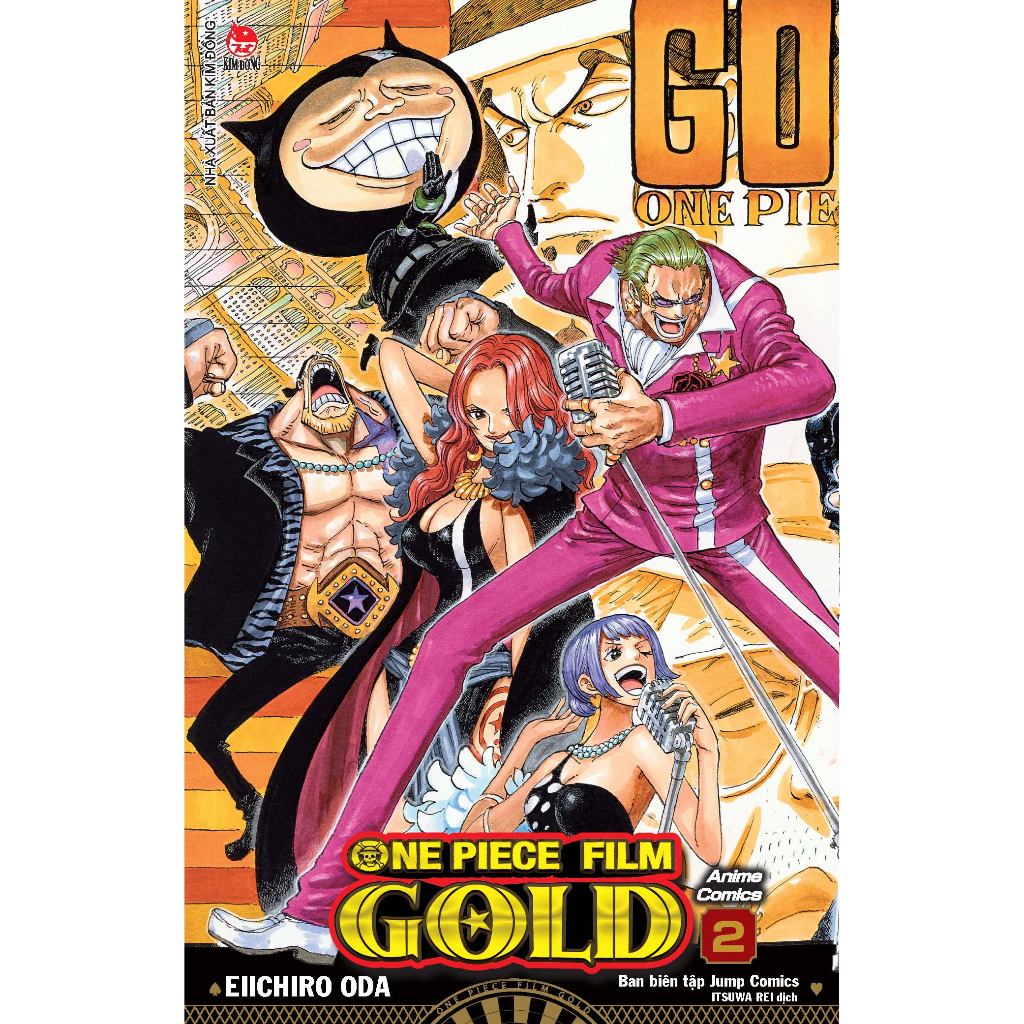 Truyện tranh Combo Anime Comics: One Piece Film Gold (2 Cuốn)