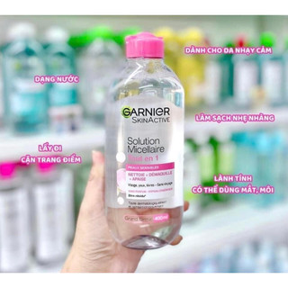 TẨY TRANG LÀM SẠCH DA GARNIER PHÁP 400ML