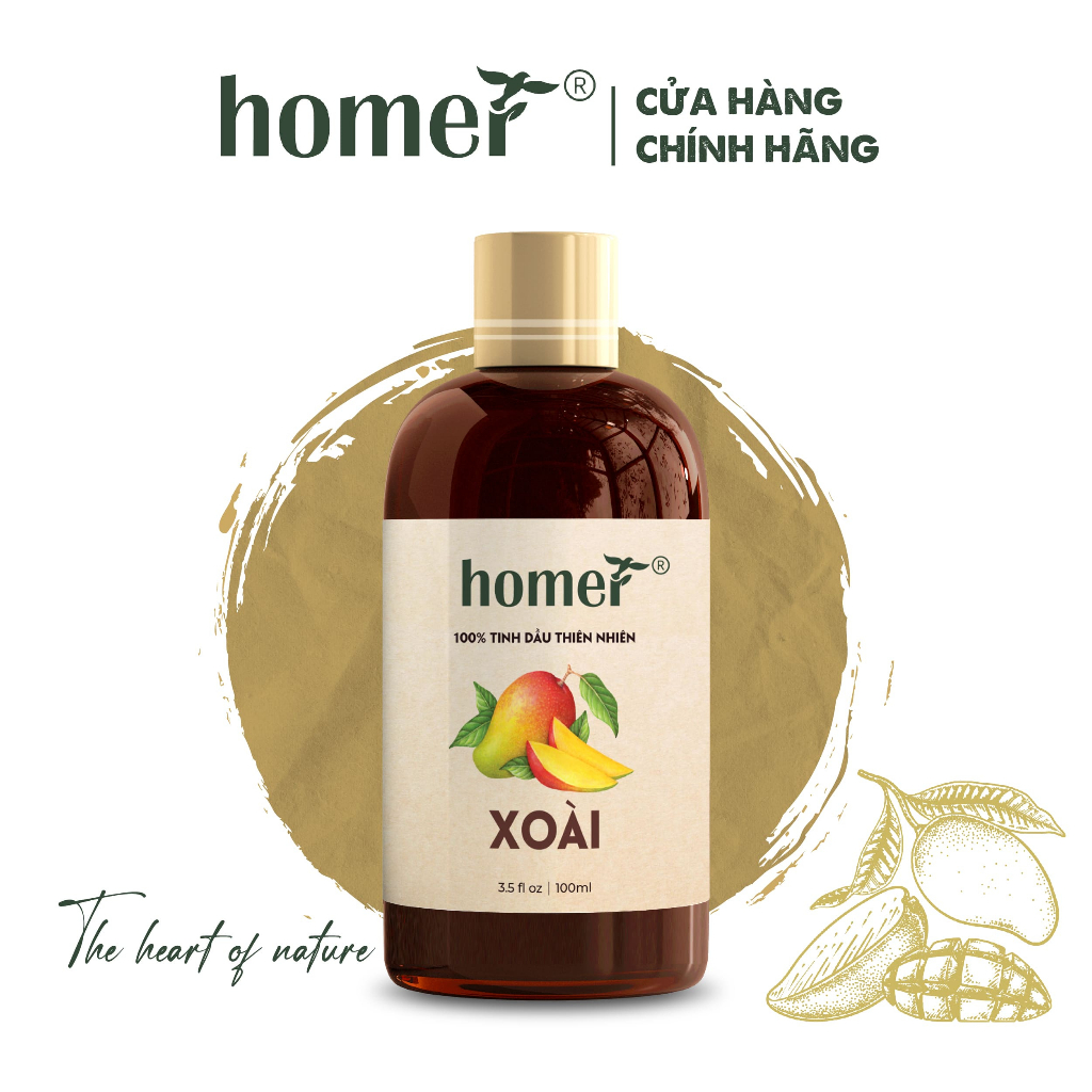 Tinh dầu Homer Xoài - Mango Essential Oil - đạt chuẩn chất lượng kiểm định