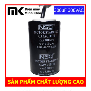 Tụ đề dây 300mfd nsc - tụ cho các loại động cơ