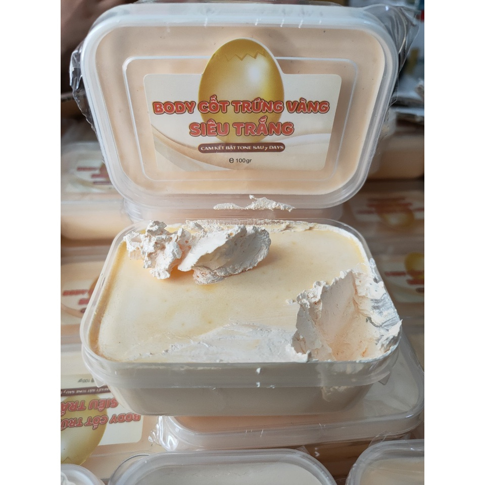 Body cốt trứng vàng siêu trắng 100g kích trắng thái lan