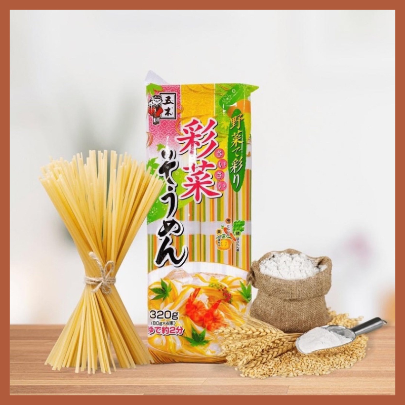 Mì Hiyamugi rau củ Itsuki 320g