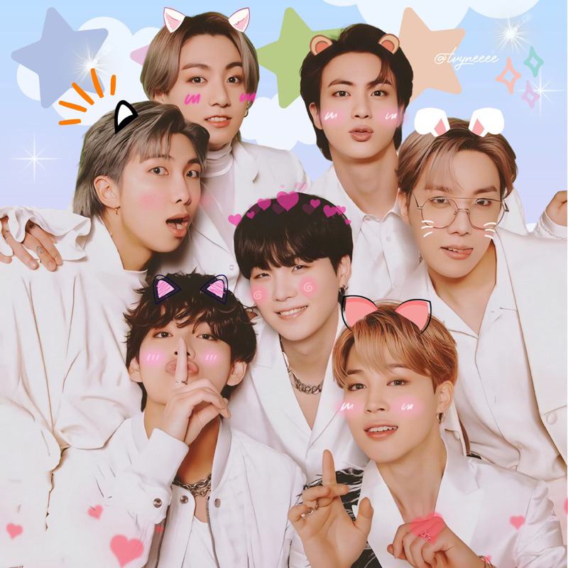 Set 35 sticker niêm phong BTS